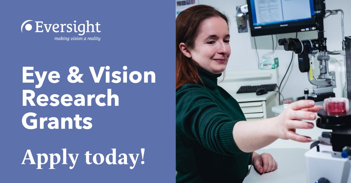 EversightVision's tweet photo. The Eversight Eye &amp; Vision Research Grants program has been a driving force in advancing groundbreaking vision science. We invite proposals from our partner institutions for promising research support. Applications are open through Monday, Sept. 21: https://t.co/T2Idp69hDQ. https://t.co/p5jbyoaX4N