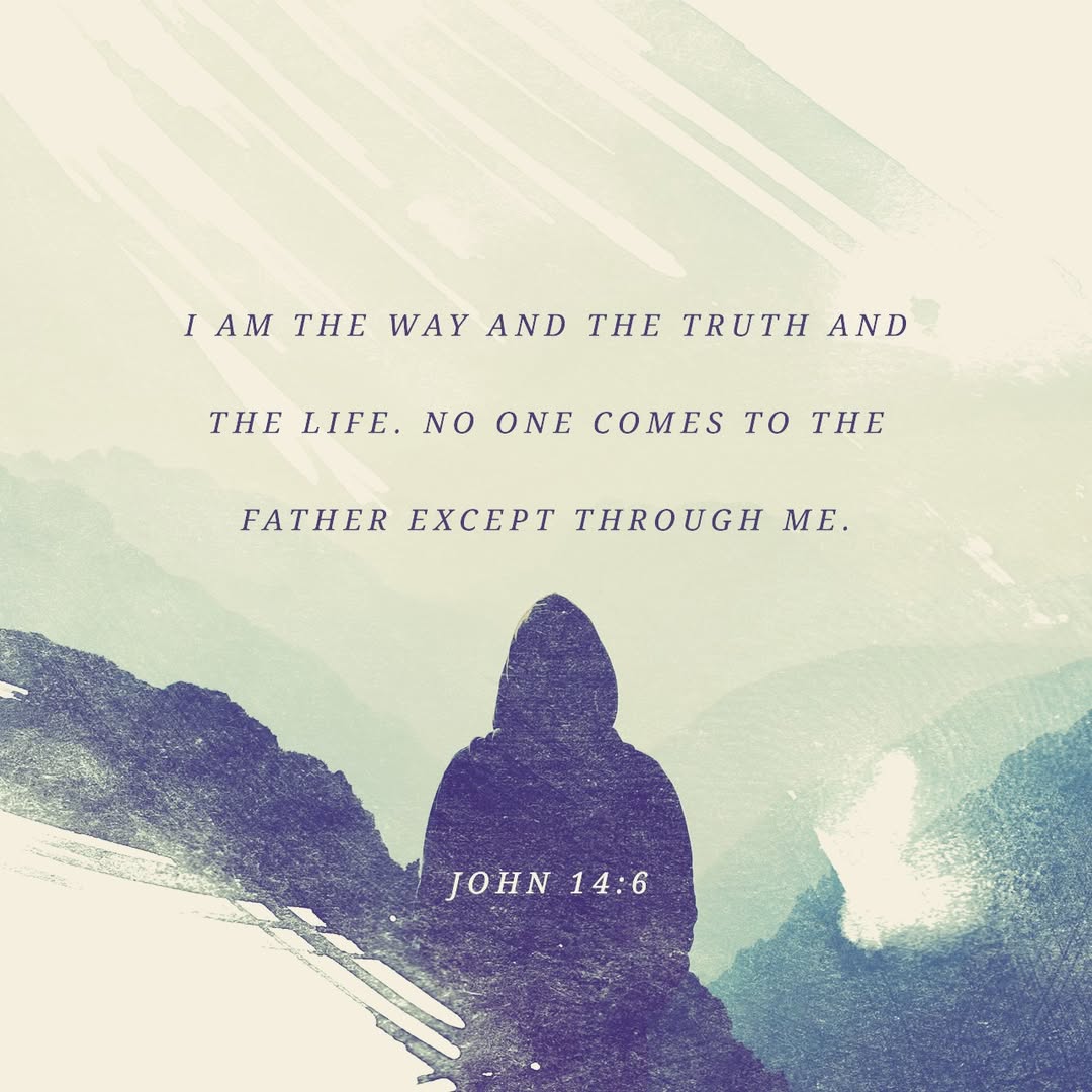 EFCCL's tweet photo. I am the WAY and the TRUTH and the LIFE. No one comes to the Father except through Me.
#efccl #scripture #verseoftheday #IAM #theway #thetruth #thelife #john146 https://t.co/AkaLyr8vP9