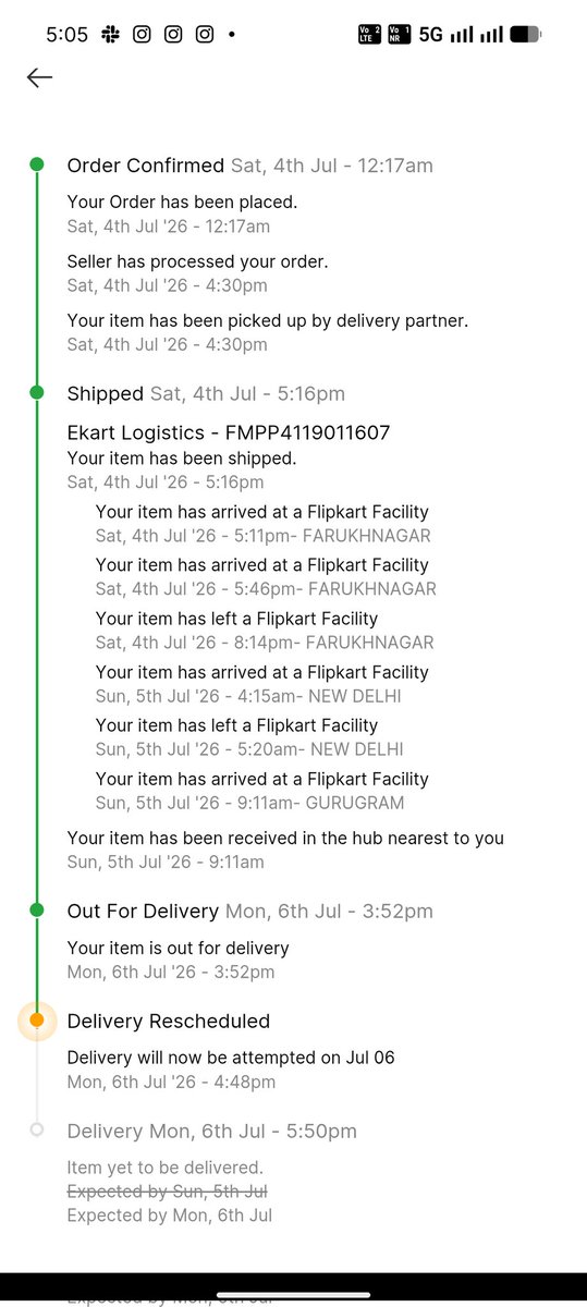 a_akashtripathi's tweet photo. @Flipkart @flipkartsupport  multiple time your order has been rescheduled this is not good service still now I'm waiting your delivery agent 2 product please do this needfull without any call again and again reschedule without any call @PUMA https://t.co/sW5gH2ME0Y