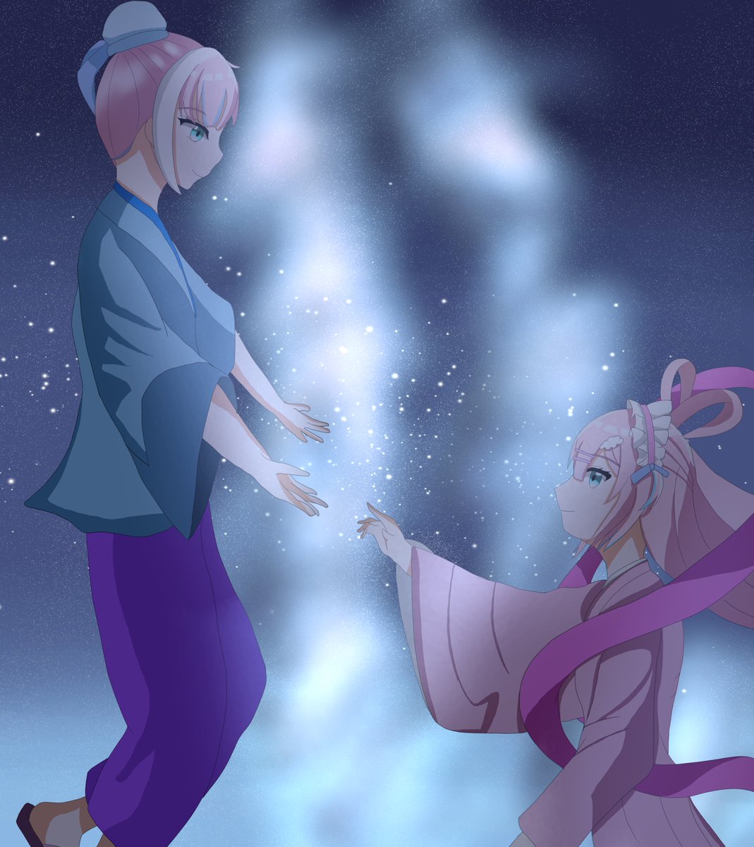 ruby__kujo_MIDD's tweet photo. #星乃りむ #ほしのアート

織姫りむチルと彦星せいや https://t.co/TzdyCDNbNi