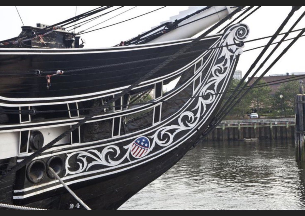 MTMehan's tweet photo. Fun fact: the prow design of the USS Constitution was included as the border of one of the very first &amp; most symbolic images in The American Book of Fables, for as Lincoln said, the Constitution is a frame that protects the Declaration etc. (not unlike our Navy protects our land. https://t.co/ukseqpTkNe
