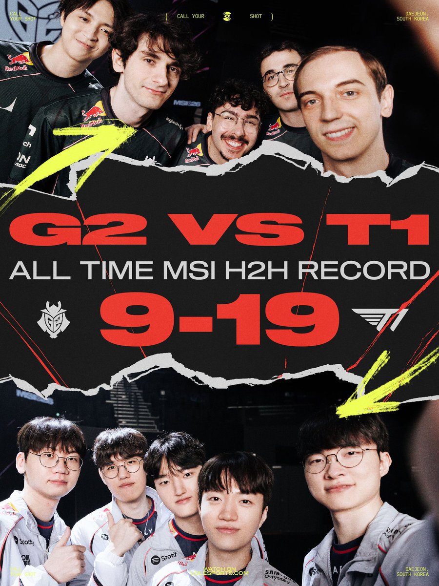 LEC's tweet photo. 10 YEARS OF MSI RIVALRY 💪

G2's time to close the gap in this iconic matchup! https://t.co/vwmsVCcVPX