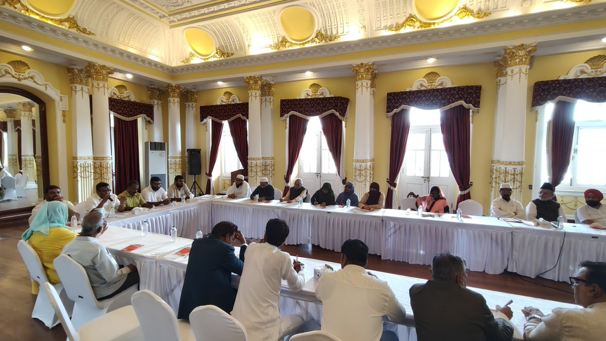 sdpofindia's tweet photo. The National Working Committee meeting of the Social Democratic Party of India is underway in Mysore, Karnataka, under the chairmanship of National President M.K. Faizy. #SDPI https://t.co/ogZTNCIOcx