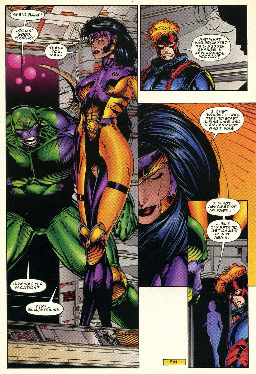hammered_ent's tweet photo. @iamluke85 Great art, but FYI that’s WildCATs Voodoo, not Jean. https://t.co/5SfCcSAN0K