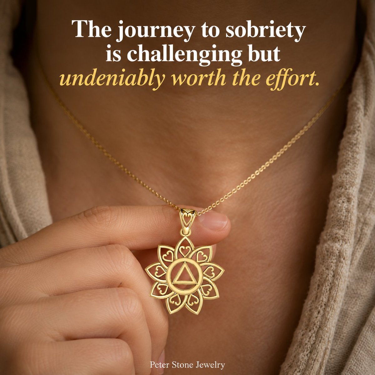 peterstoneco's tweet photo. Monday reminder: every single day you choose recovery is a victory. The Sobriety Triangle has carried thousands through their hardest days. Our Recovery collection: https://t.co/JBWOUefVrA

#RecoveryJewelry #SpiritualJewelry https://t.co/Z6ck7wkGTo