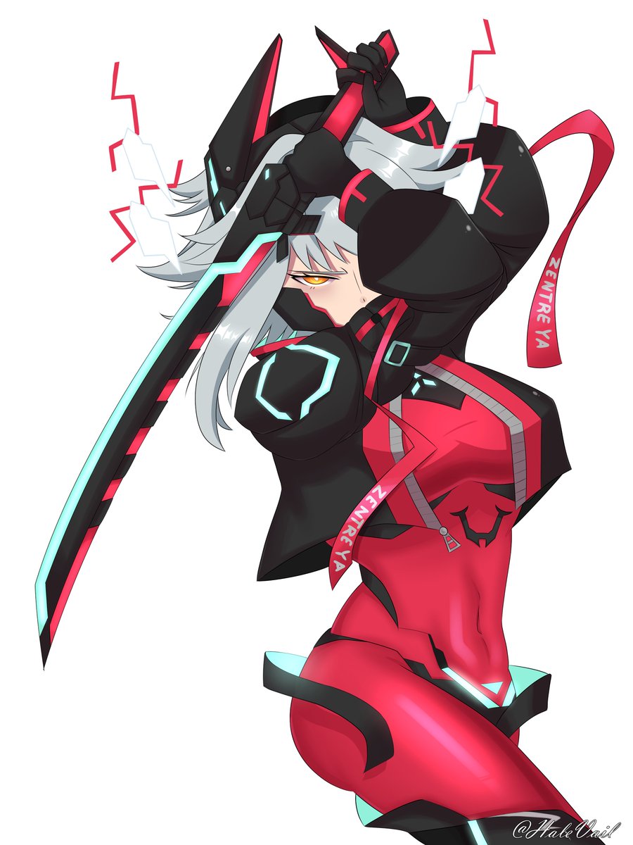 Halevail's tweet photo. ⚡️❤️#zentreart #zentreya #Vtuberart https://t.co/BZCZCEEaKR