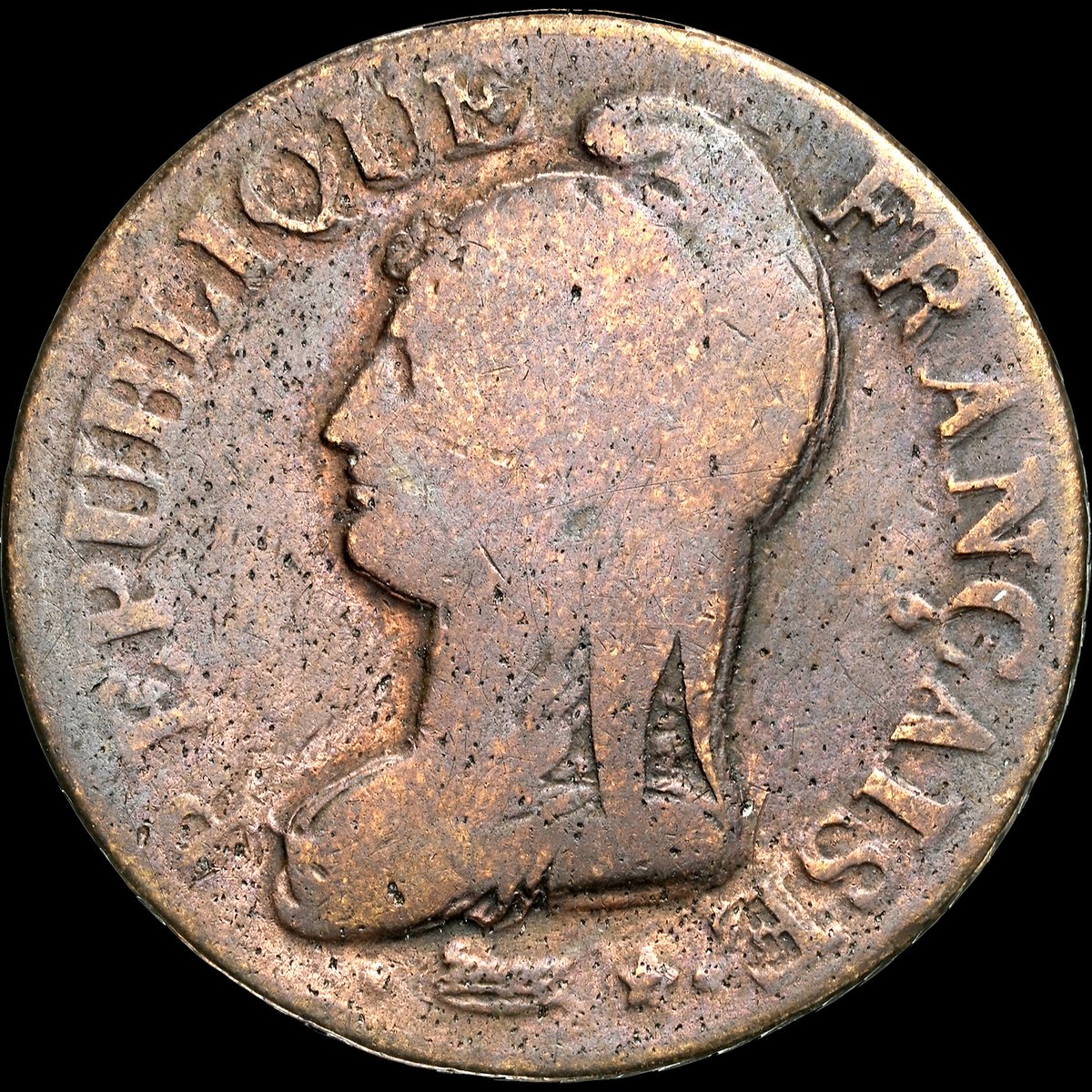 Coin of the Day: Check out the Double Struck Error on this France