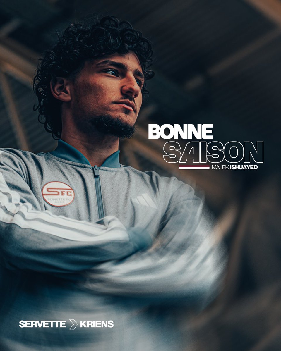ServetteFC's tweet photo. 𝗕𝗼𝗻𝗻𝗲 𝘀𝗮𝗶𝘀𝗼𝗻 𝗠𝗮𝗹𝗲𝗸 💪🇱🇻

Le jeune milieu servettien va disputer la saison 2026-2027 du côté du SC Kriens.

🗞️ Le communiqué ▶️ https://t.co/TfIfHgFyXh https://t.co/RVAg0KZe7D