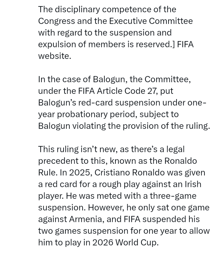 WarsaWahyu's tweet photo. @idextratime Sepertinya FIFA manfaatin celah ini jadi kartu merahnya bisa di cancel, point Yang memang multi tafsir. https://t.co/Nv6vT7nCMo