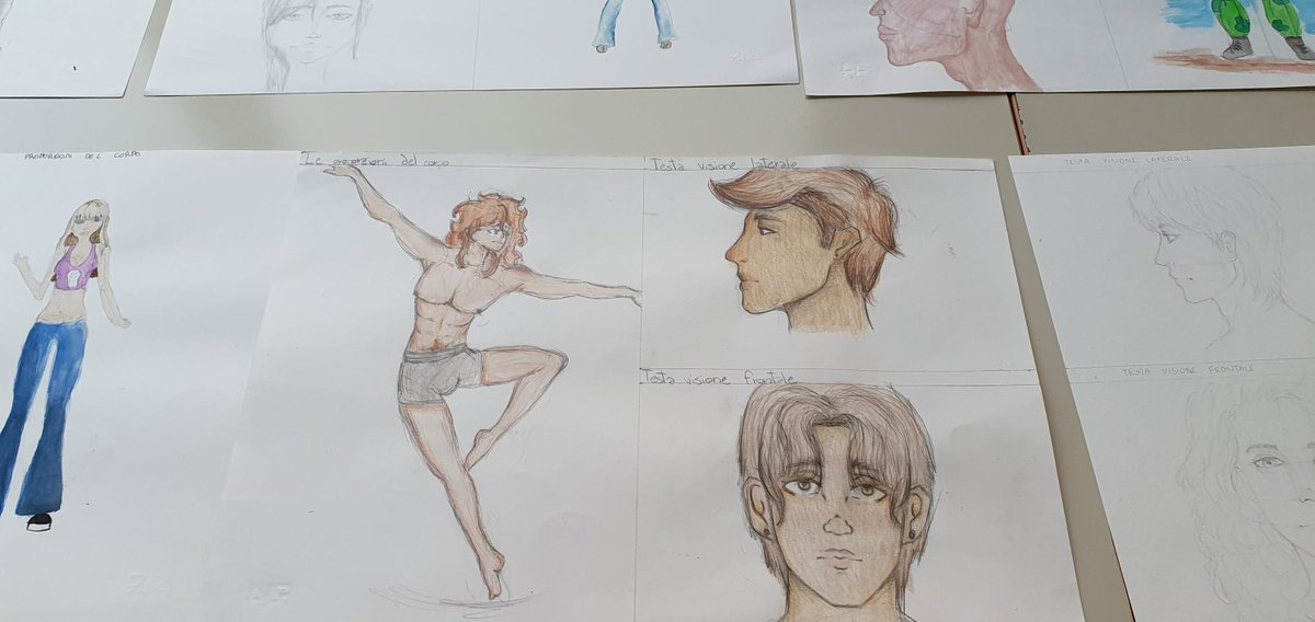 SilviaCat12's tweet photo. A selection of artworks created by my students (ages 10–13) throughout the school year. I couldn't be prouder. https://t.co/tOvVQQDRMs