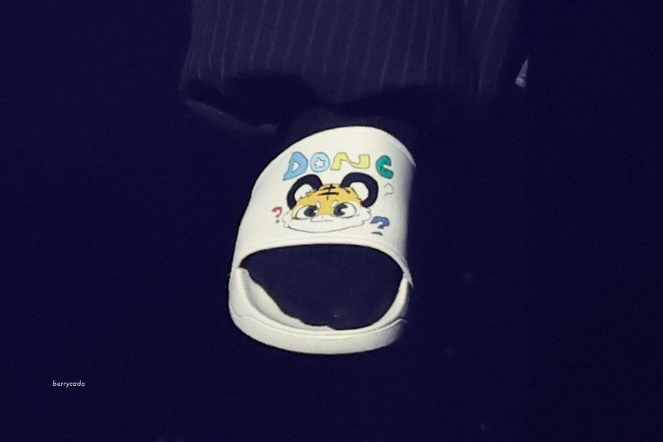 berryxcado's tweet photo. 260704 2026 DONGHAE 1ST SOLO CONCERT TOUR [ALIVE] in OSAKA
<Day1>

슬리퍼 자랑 중~! 😌

@donghae861015 
#동해 #이동해 #DONGHAE #ドンへ
@SJ_DnE_official
#슈퍼주니어DnE #SuperJuniorDnE https://t.co/JO7bbGOzbN