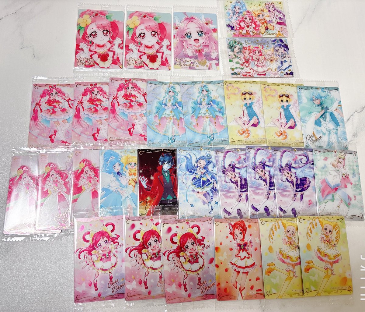LillNa28's tweet photo. 【交換】  プリキュアカードウエハース13
プリキュア  ウエハース

〈譲〉  グレース アンサー ミスティック ズキューン コネクト キュンキュン エクレール
プリキュア5 ヒーリングっと ダルイゼン

〈求〉  HR キュアキッス
         R アルカナシャドウ  1枚

※HRにはその他カード2枚と交換可能です https://t.co/3ky6CXDKRg