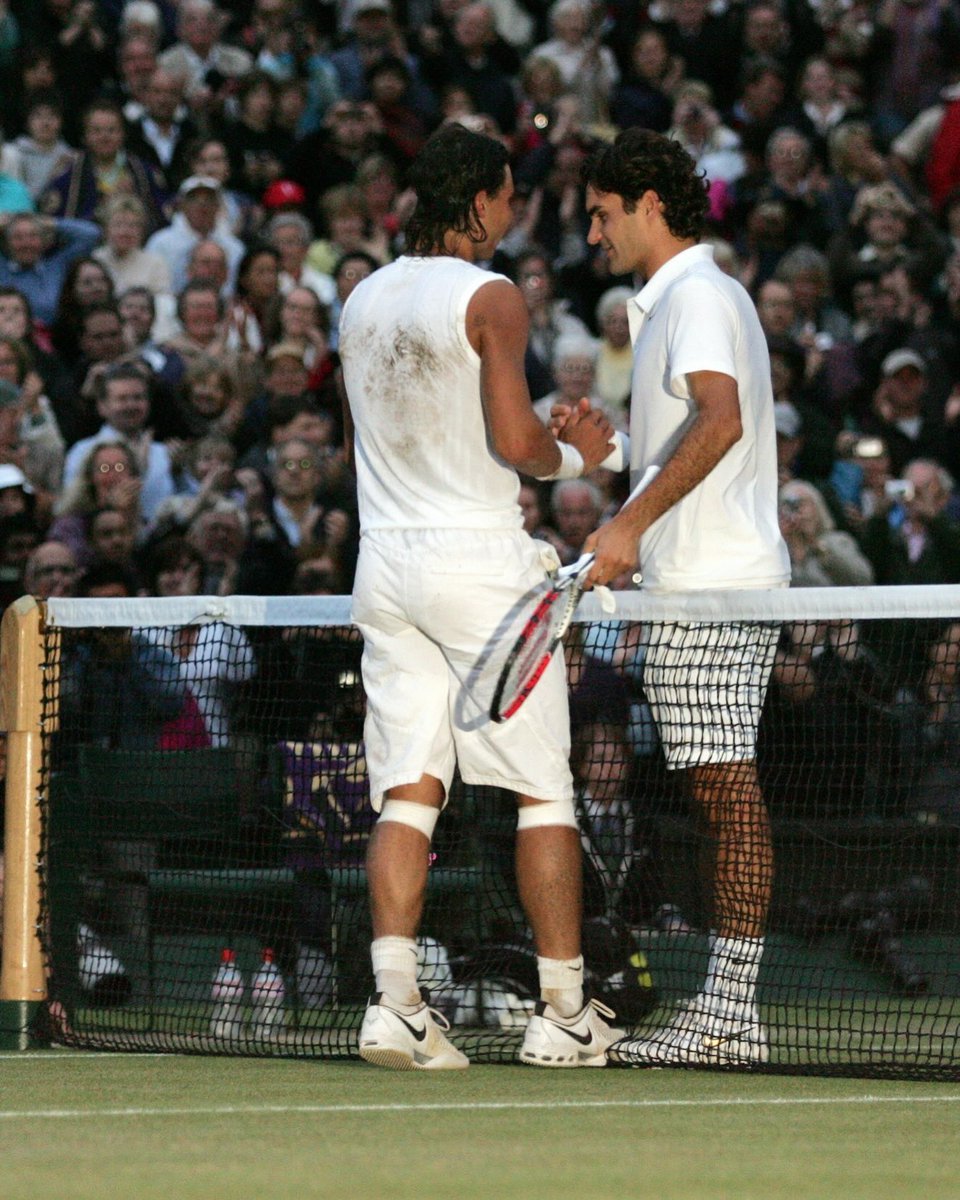 rnadalacademy's tweet photo. Happy July 6th! 🌱🏆 

What do you remember from the iconic 2008 @wimbledon final? 👀

🎾 Relive one of tennis’ greatest moments at the Rafa Nadal Museum. Come and visit us! ✨

🔗 https://t.co/o7o1FviP1i https://t.co/IHW2dv6Jq8