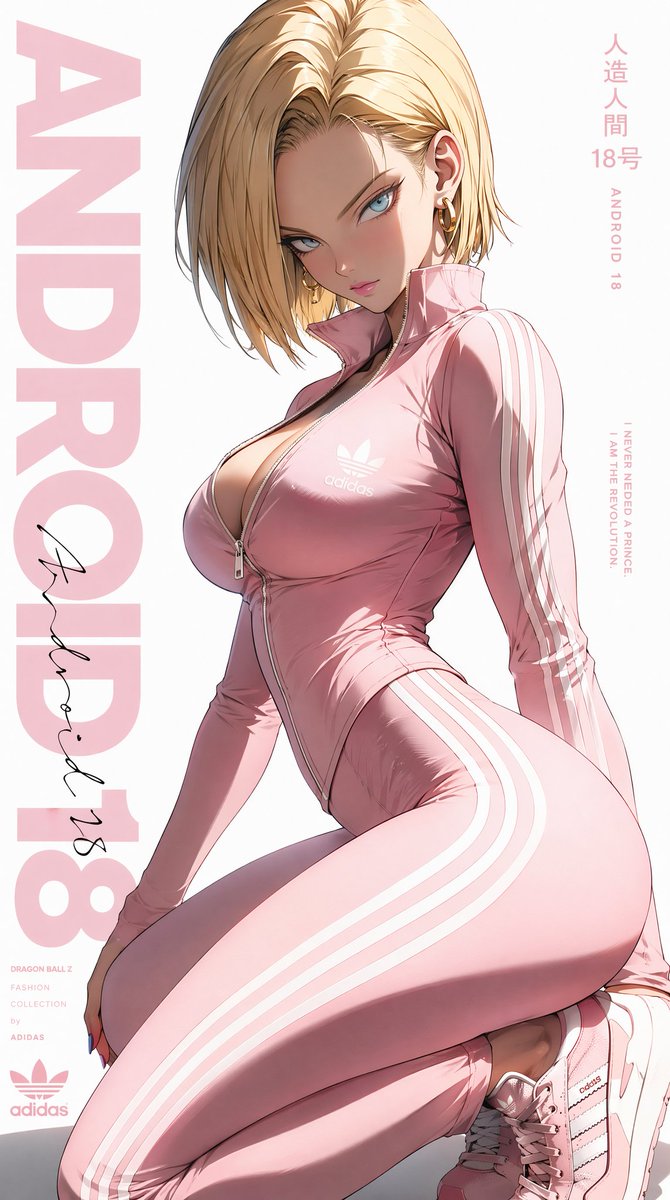 Solaneko555's tweet photo. 🩷18号AdidasStyle
#ドラゴンボール #DragonBall #人造人間18号 #Android18
#ファンアート #FanArt #AnimeArt
#イラスト #Illustration #DigitalArt
#アニメ #Anime #AdidasStyle https://t.co/lKuvLqFdv6