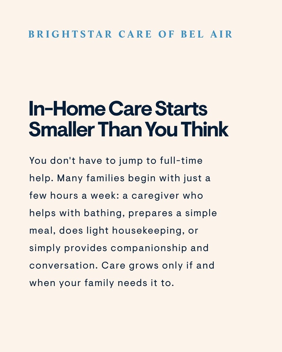 MTambo410's tweet photo. When does "helping out" become "not enough"? A near-fall, missed meds, constant worry… those are the signs.

Here's how to start the conversation before a crisis decides for you:

https://t.co/GUlPVcawdR

#SeniorCare #AgingAtHome #BrightStarCareBelAir https://t.co/PdaWwyUZm1