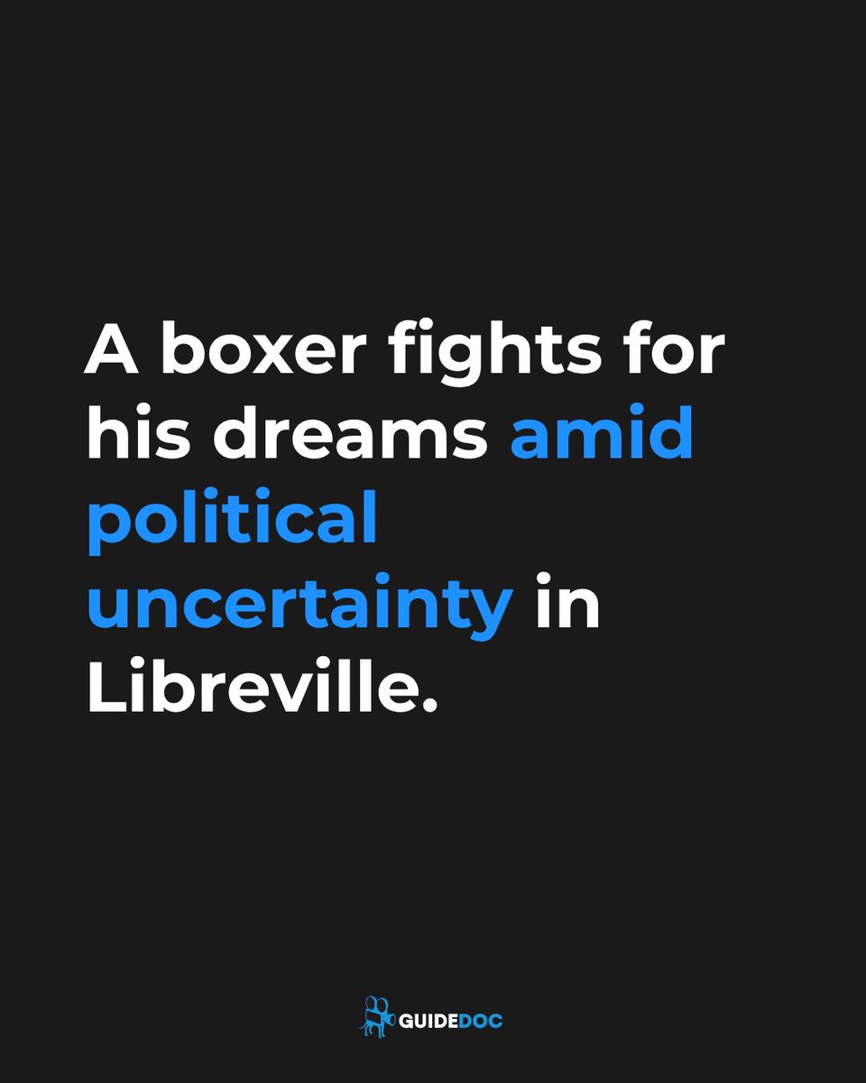 GuideDoc's tweet photo. 🎬 New on GuideDoc
Boxing Libreville
In Libreville, Gabon, a young man named Christ balances his ambitions as a boxer by day with his work as a nightclub watchman by...
▶ https://t.co/zpdIbwEjW6
#Documentary #NewRelease #GuideDoc https://t.co/UAMTJTAc8M