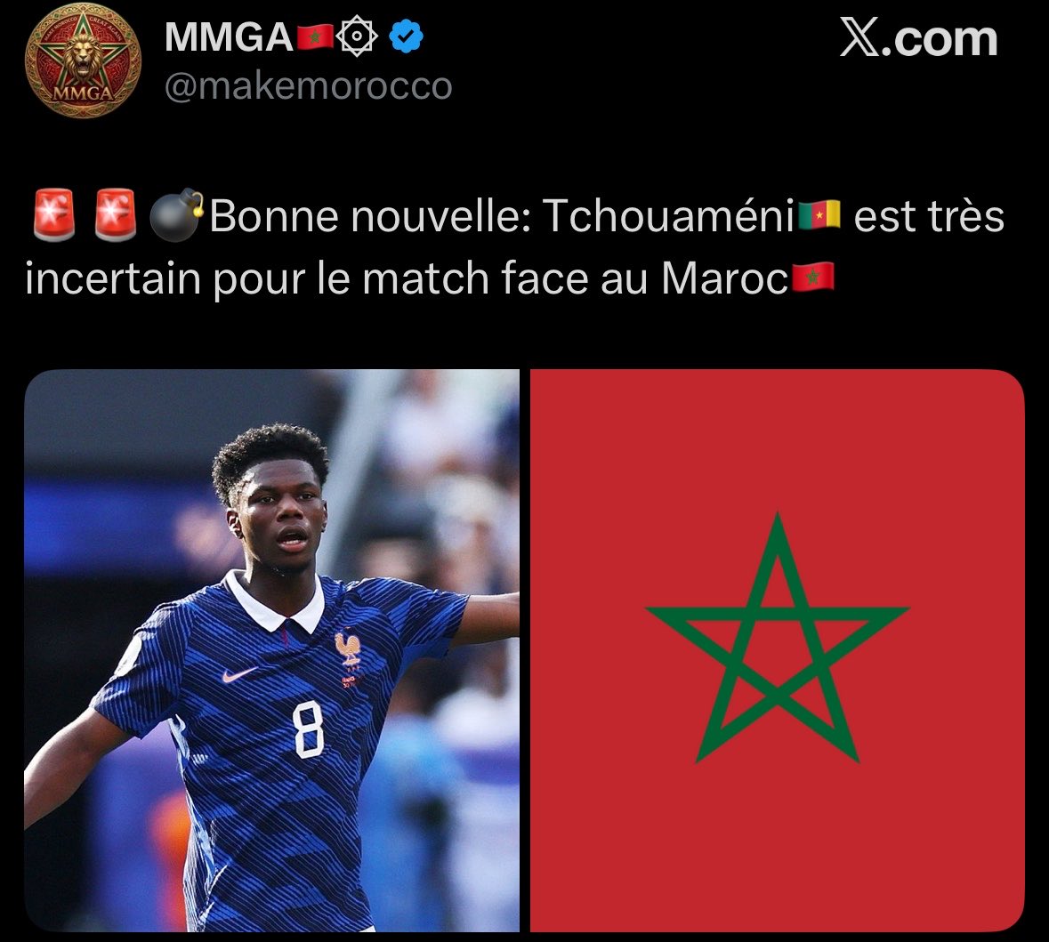 JeffAntiRahlmw's tweet photo. Par Allah le match il a pas commencé que sa commence Subhanallah les noirs qui supporte ce pays w’Allah la façon je déteste le diable c pareil avec vous https://t.co/TrIQpNWKrp