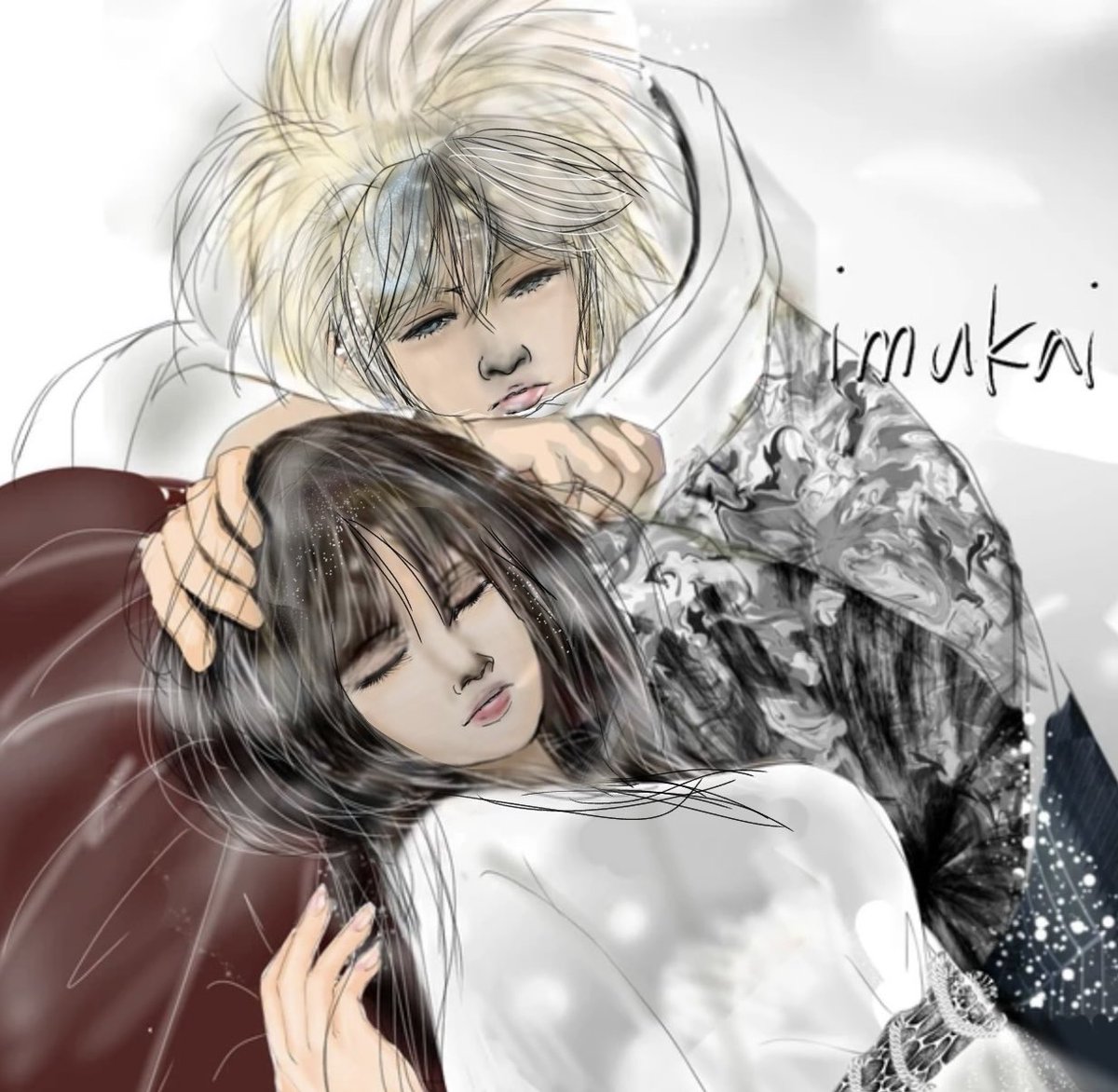 kvi_rr's tweet photo. おやすみなさい😴💤
#illustrations #イラスト #デジタル 
#ff7ec #FF7 FF7 FF7R FFⅦ
クラウドとティファ
三郷と沙羅コスプレイメージ再投稿です。
削除したら申し訳ありません｡ https://t.co/VnHMMCjmqH