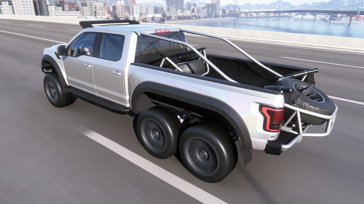 thunderchilddd's tweet photo. 2019 ヘネシー Ford F-150 VelociRaptor 6X6 いいですねでかい車は #ForzaHorizon６ https://t.co/GDLp4AH9pA