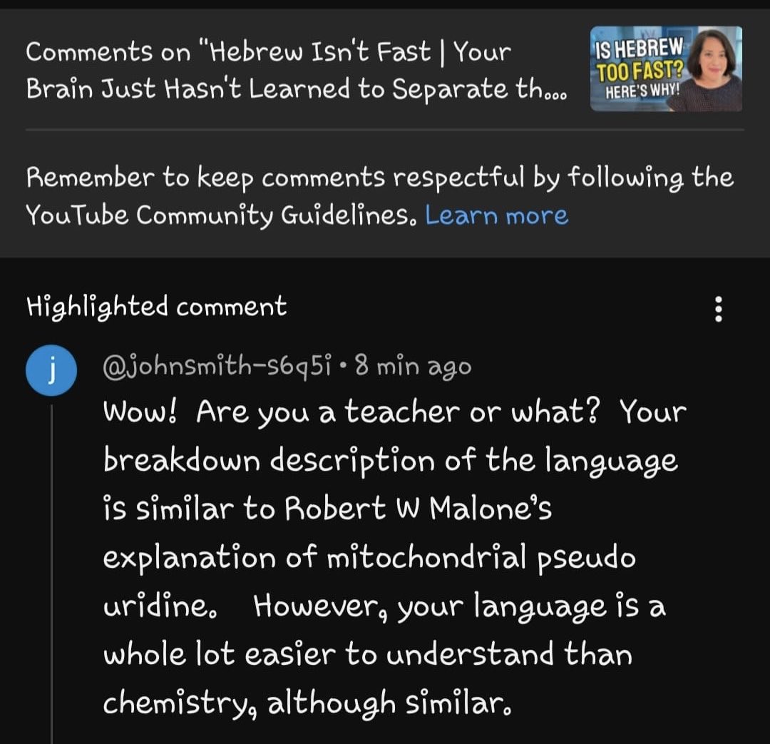 hebrewbyinbal's tweet photo. A viewer just compared my Hebrew teaching to a biochemistry lecture, and honestly, I accept. 🔬

The only difference between Hebrew and chemistry? My experiments end with you actually speaking. 🧪💙

https://t.co/w0y7m6yEMK

#HebrewWords #Scientist #LearnHebrew #LanguageLab https://t.co/aEgjOAjwqQ