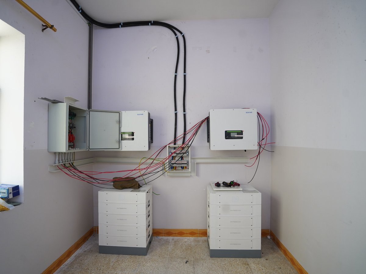 ShlamaF's tweet photo. Shoutout to our 3 amazing solar engineers! Amanda, Adera, and Rami led the design/installation of our latest solar energy project in Baghdeda, which provides electricity for 365 students. They make up the Shlama Green Energy &amp; have implemented countless solar projects since 2020 https://t.co/ySuT1AkrjK