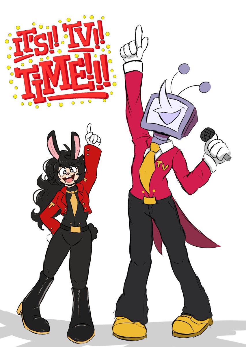 Dapuffster's tweet photo. IT'S TV TIME!!! 📺
Art Fight attack for @MySweetTenna https://t.co/uPU6STsuqX
