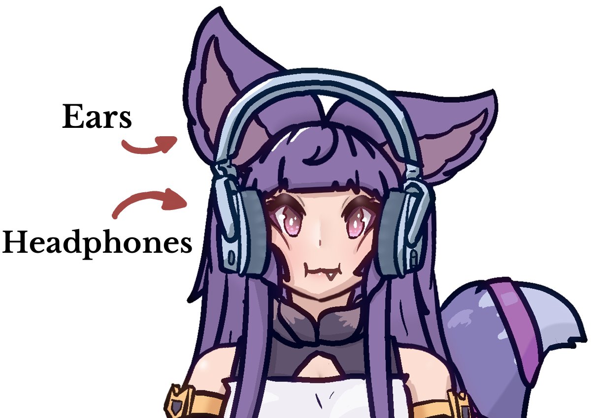 NiiemsA's tweet photo. Yuel still not fully gets how headphones work 

#GranblueFantasy https://t.co/UK1XArZ8YH