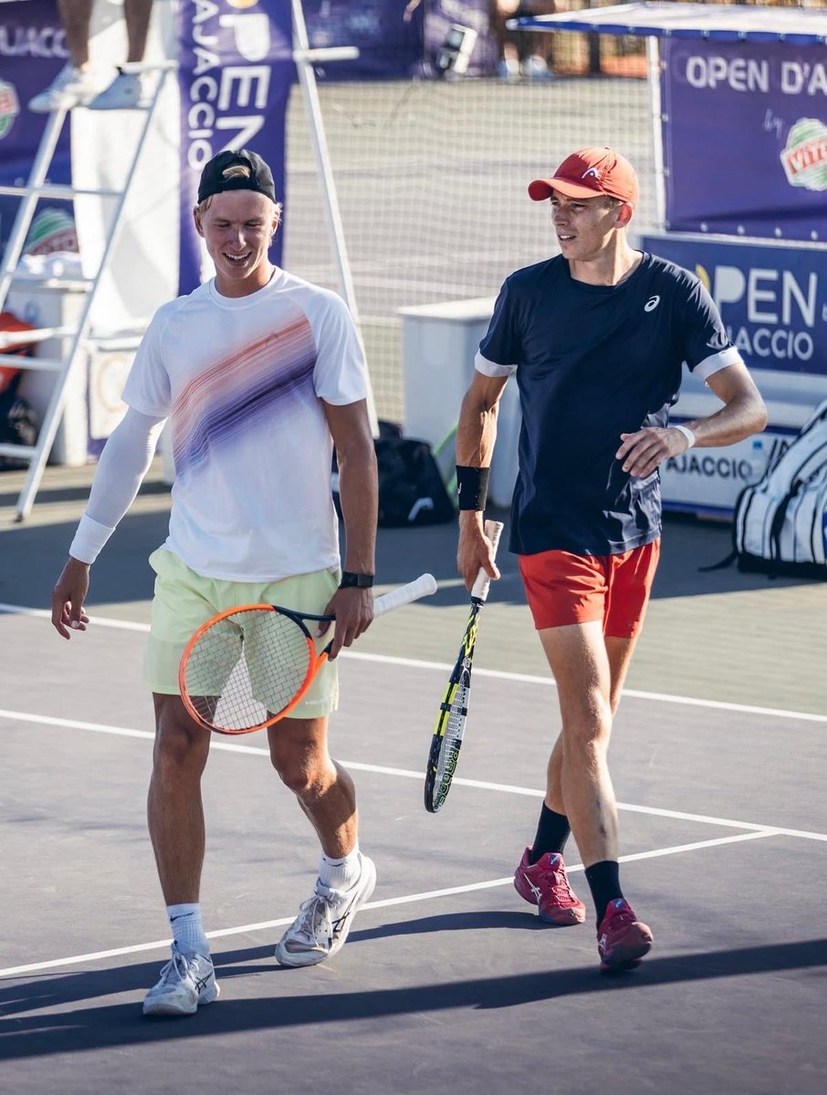 CalMensTennis's tweet photo. Final in doubles for Timo at the M25 in Ajaccio, France 🥈 #GoBears https://t.co/NSCGT1NGCr