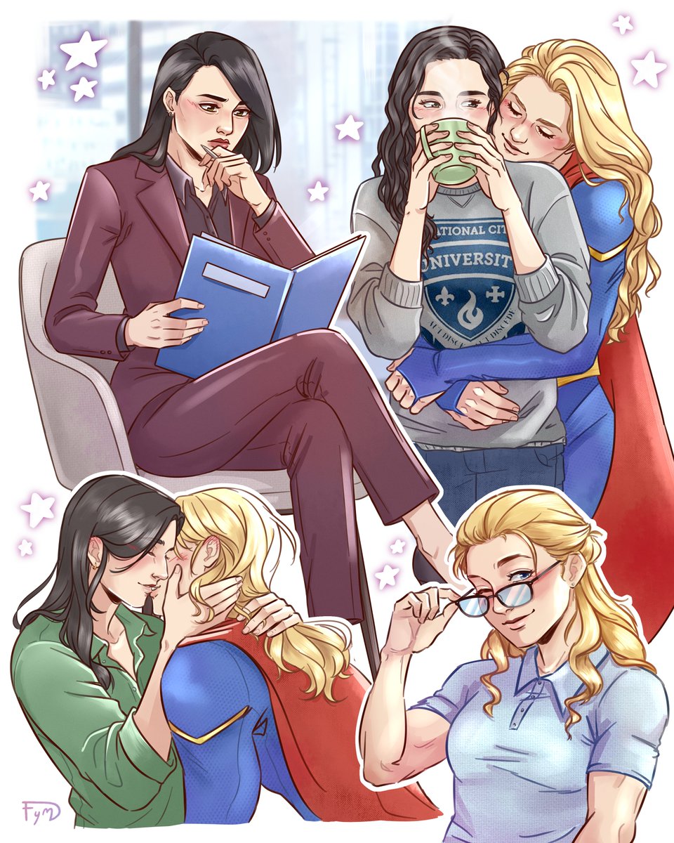 foryourmajesty_'s tweet photo. a collection of my latest supercorp fanarts 💙
#supergirl #supercorp #lenaluthor https://t.co/r1DaC7aDzB