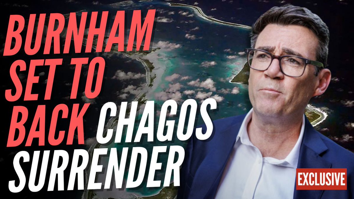 GuidoFawkes's tweet photo. EXC: Burnham Set to Back Starmer’s Chagos Giveaway  https://t.co/abnmyYoShO https://t.co/k9P81gMi50