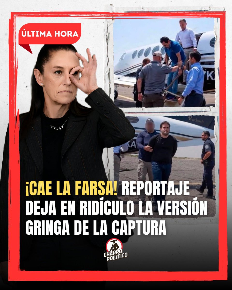 CharroPolitico's tweet photo. ¡EE.UU. TIENE QUE EXPLICAR EL ATROPELLO: CLAUDIA EXIGE LA VERDAD SOBRE EL MAYO! 🚨🦅
¡La dignidad de México no se negocia! La Presidenta Claudia Sheinbaum frena en seco el intervencionismo de EE.UU. Este martes se revelará el informe que desnudará cómo los gringos pisotearon nuestra soberanía en la captura de "El Mayo". ¿Qué ocultan? ¡Ya basta de que actúen como dueños del continente! ✊🔥
¿Apoyas que Sheinbaum defienda la patria frente al imperio? ¡Deja tu comentario abajo y comparte para que todo México se entere!
#SoberaníaNacional #LaMañanera #JusticiaParaElPueblo #ClaudiaSheinbaum