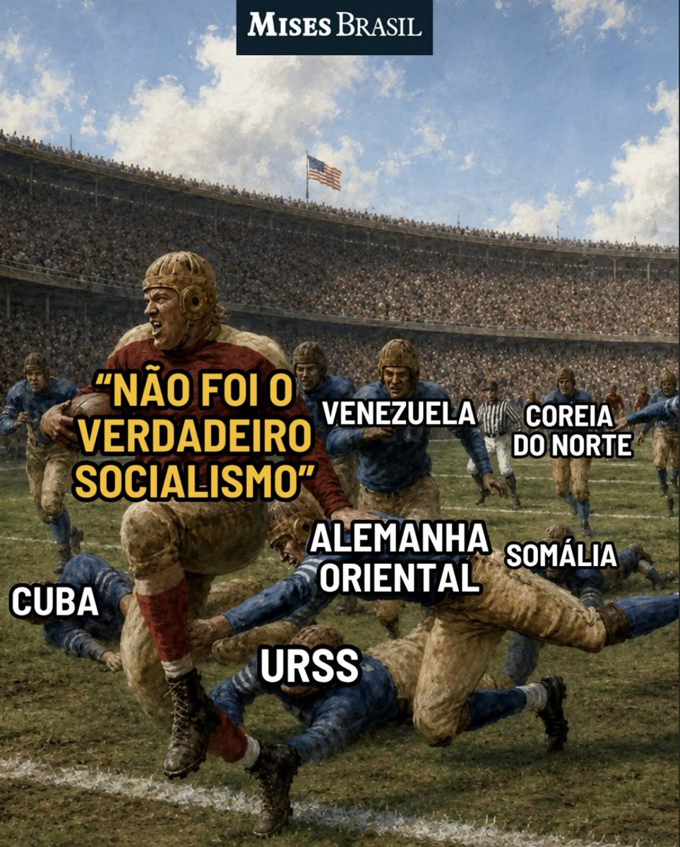 Mises_Brasil's tweet photo. O “verdadeiro socialismo” parece existir apenas no discurso de quem nunca precisa explicar os fracassos do mundo real. https://t.co/p5iPDmbpyJ