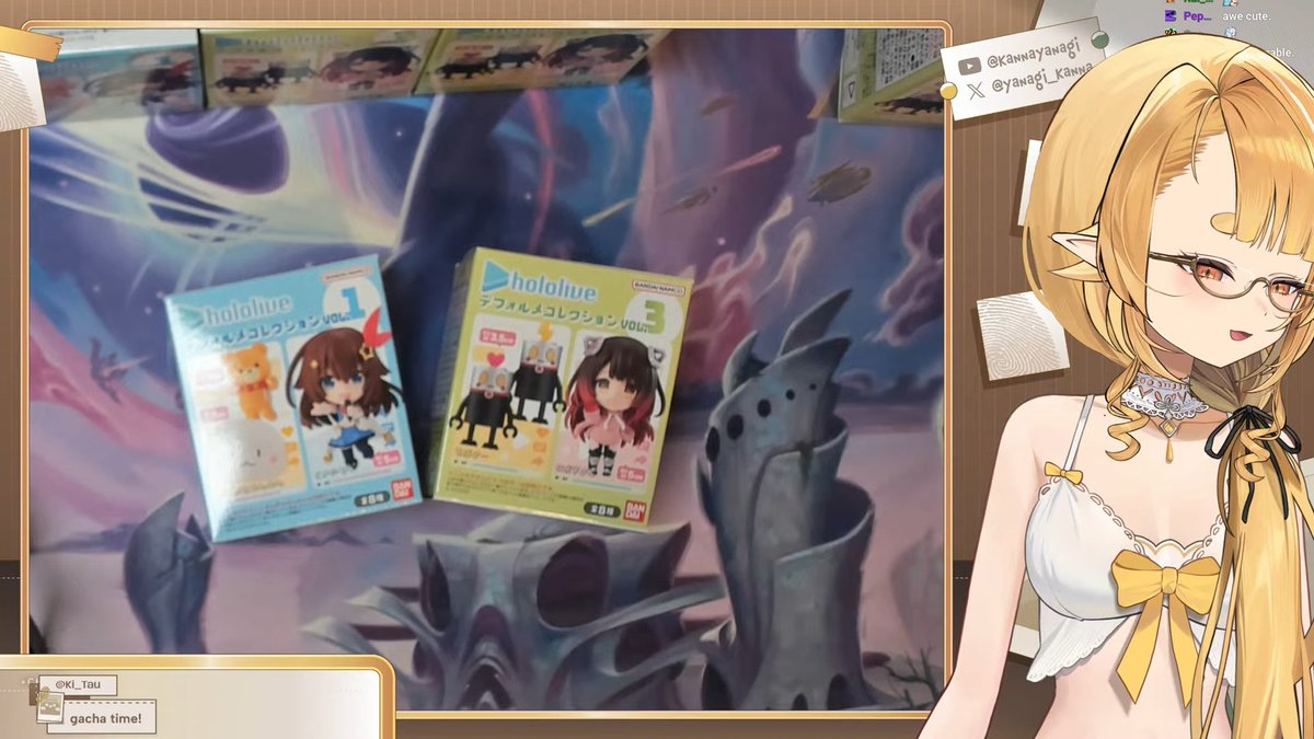 sasusasu26's tweet photo. very cute hololive blindboxes, and cute Kannanna!😍✨🦆
#KamoTime
#KannAFK
#KannaYanagi https://t.co/21MInw9vvU