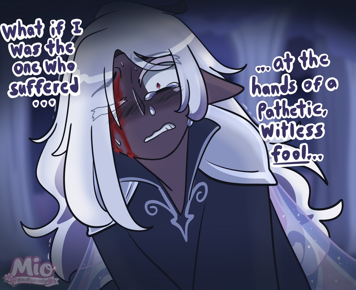 smilkysmocky's tweet photo. CONTENT WARNING: Blood, child injury, passive suicidal ideation
Please read with care

More on the Incident, this time through an older Calla Lily's quiet thoughts

4/6 https://t.co/UYbEwZHLIf