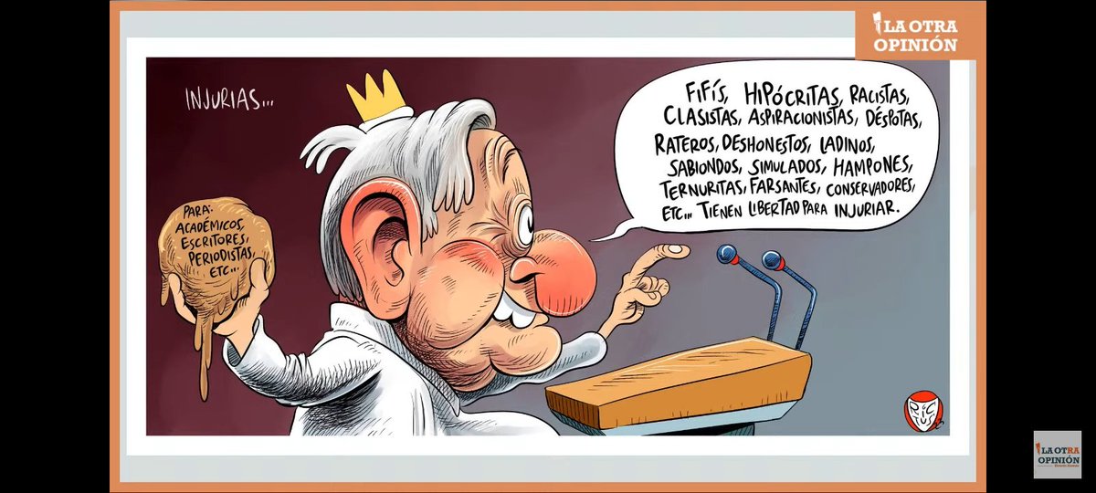 Strikegenius's tweet photo. @RicardoBSalinas @_JRLB_ El narcopresidente usó su tribuna para denostar a todo aquel que le era incómodo https://t.co/61mx9KaCQr