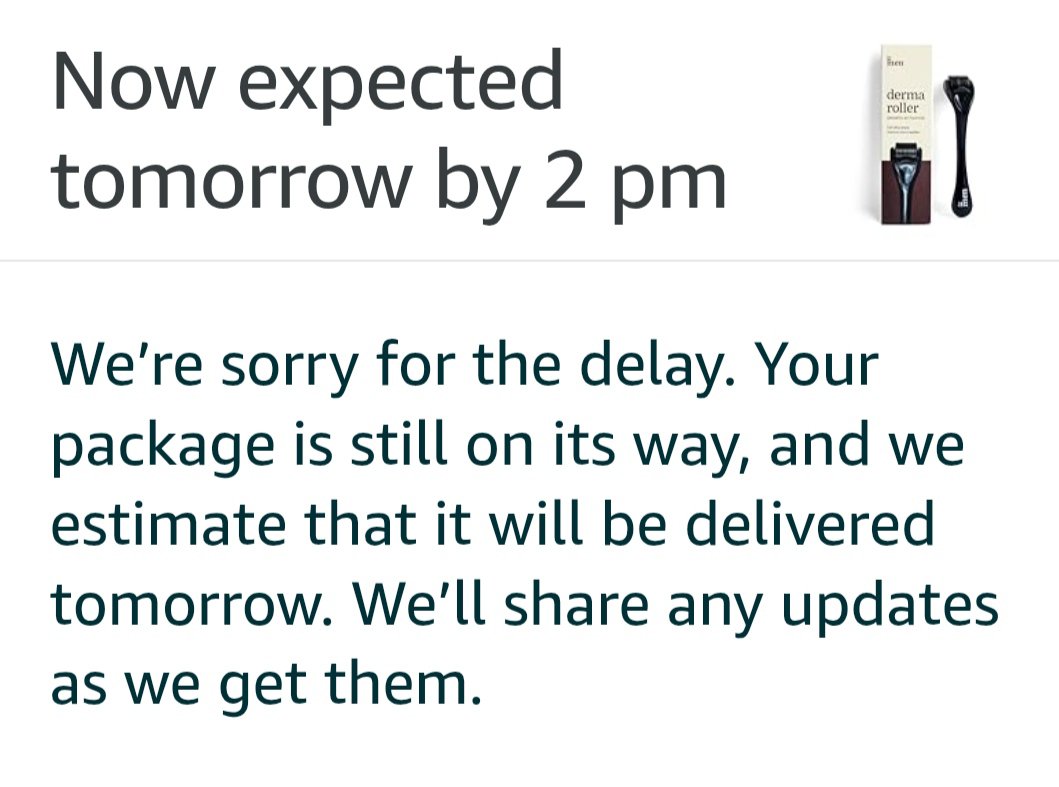 I_AM_ABUSHAHMA's tweet photo. @AmazonHelp This is unacceptable. You have already missed the promised delivery twice and keep extending the delivery date without any proper explanation. I've contacted support before, but my issue is still unresolved. How can I trust that it will be delivered tomorrow? https://t.co/0Nf3otIs7o