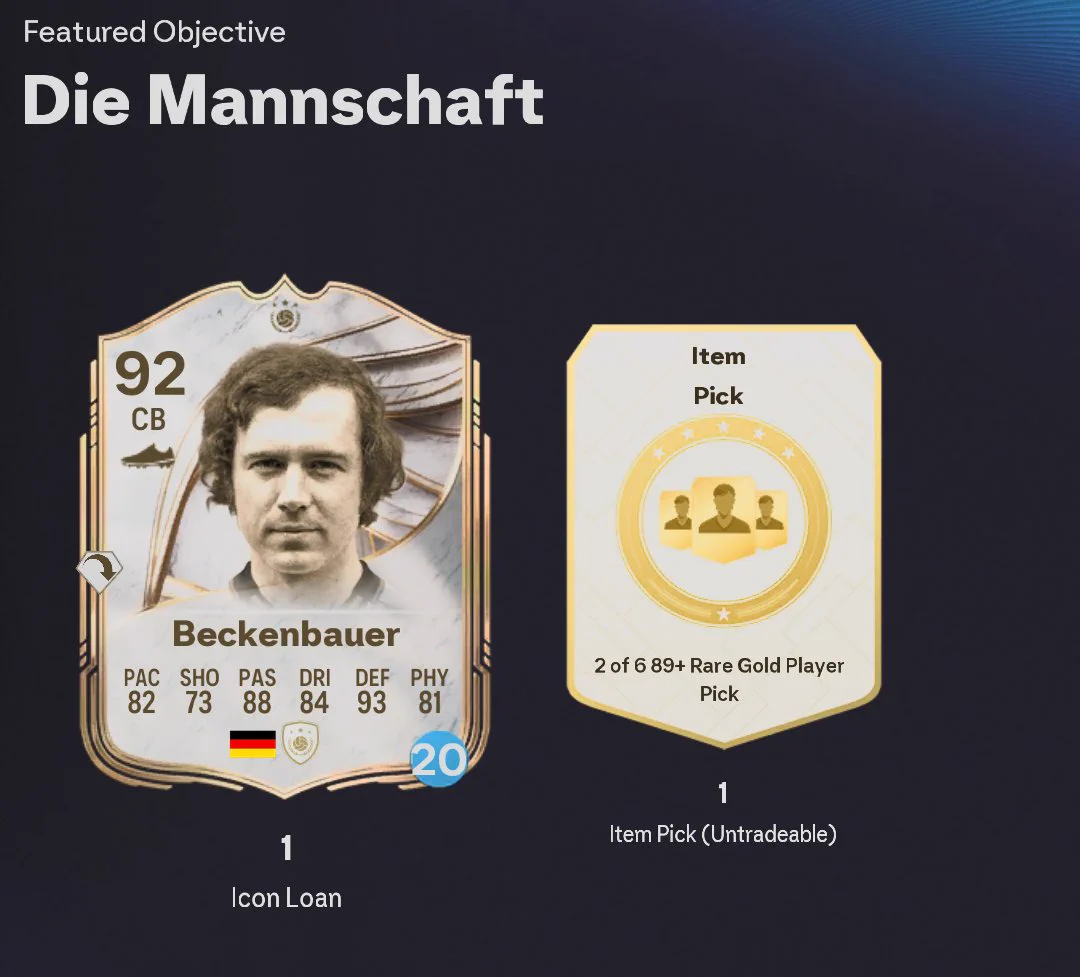 New Squad Battles Objective : Die Mannschaft