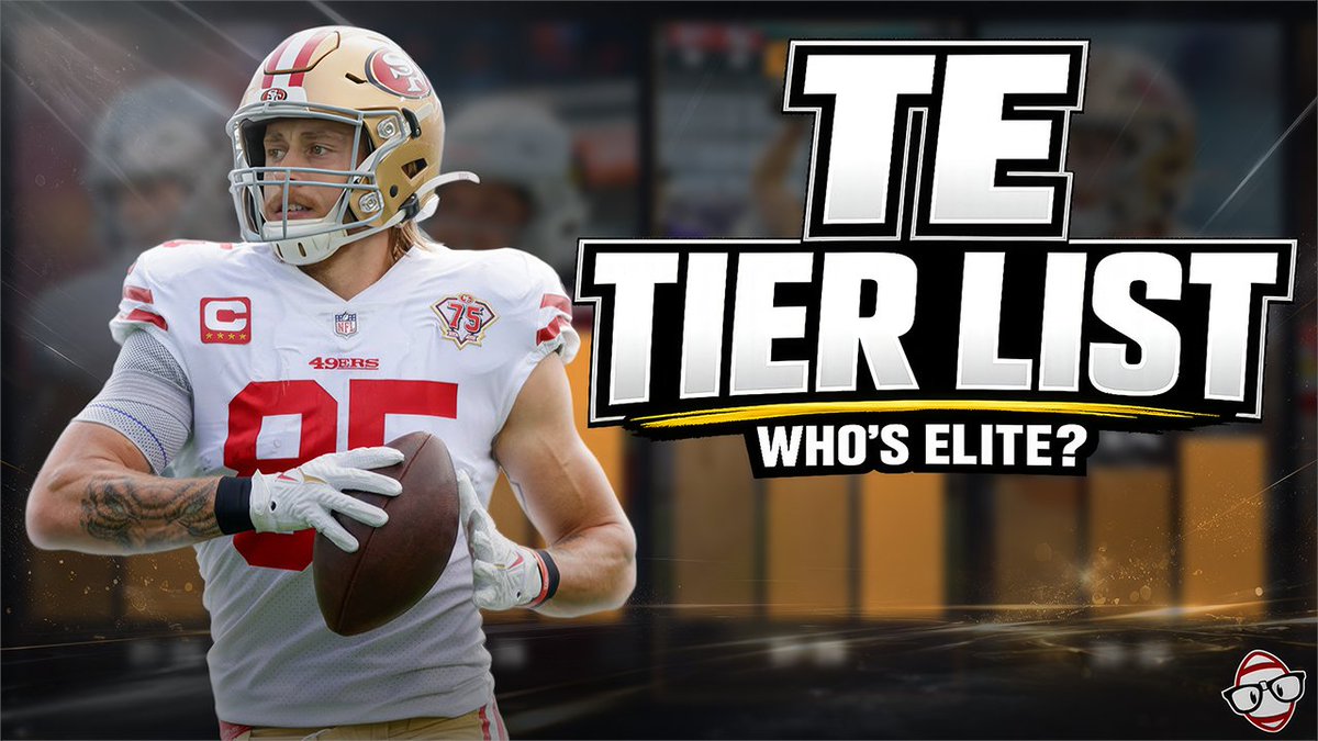 DynastyNerds's tweet photo. Our TE Tier List!

Watch now: https://t.co/nCu37UJwCv https://t.co/6Sf5xqUEfv