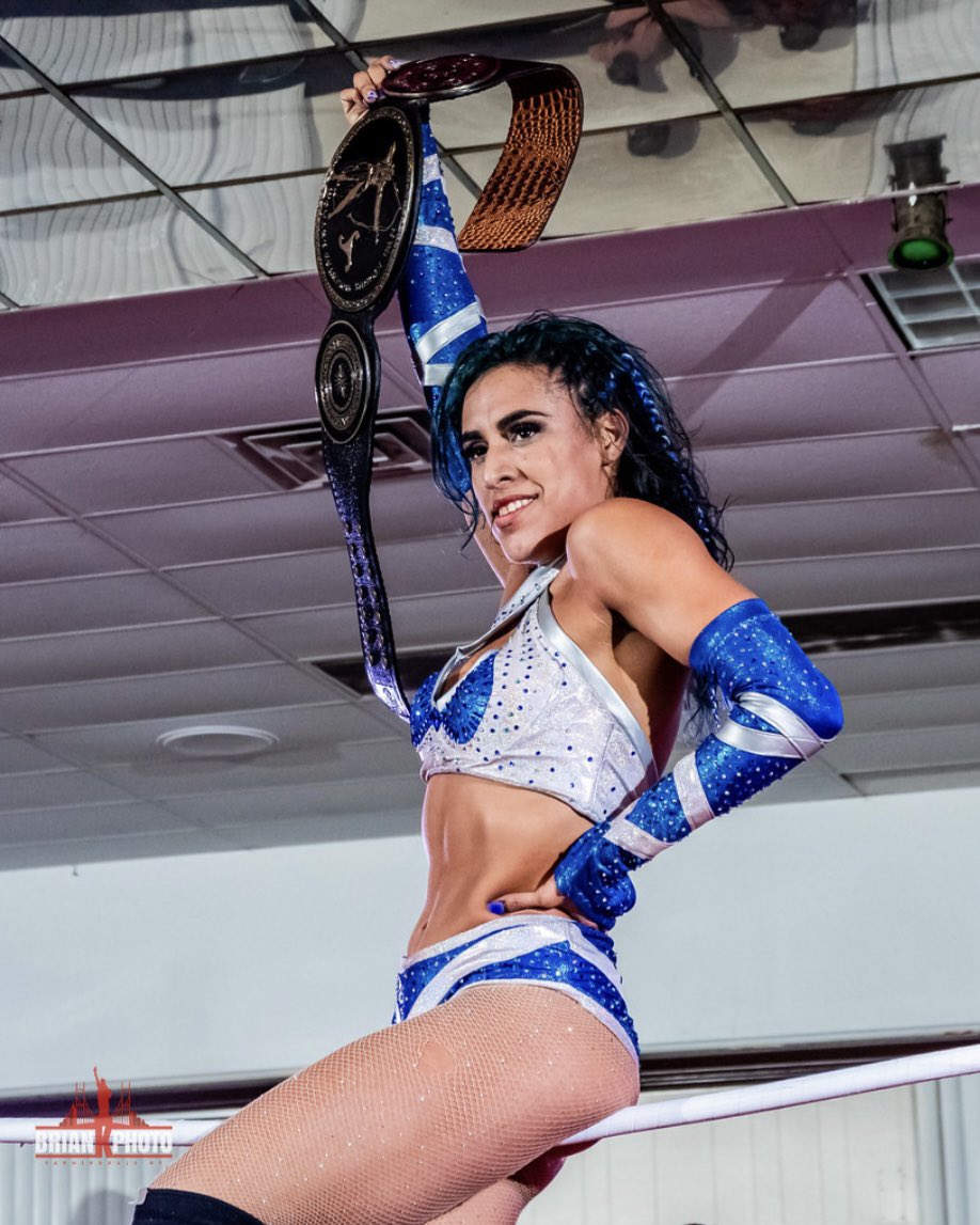 BCW_Wrestling_'s tweet photo. Appreciation tweet for @TiffanyNieves_ 

We saw firsthand how ridiculously talented she is. No surprise that she’s STILL the NWA Women’s Champion 🏆🔥 https://t.co/6oTRT0tfR2