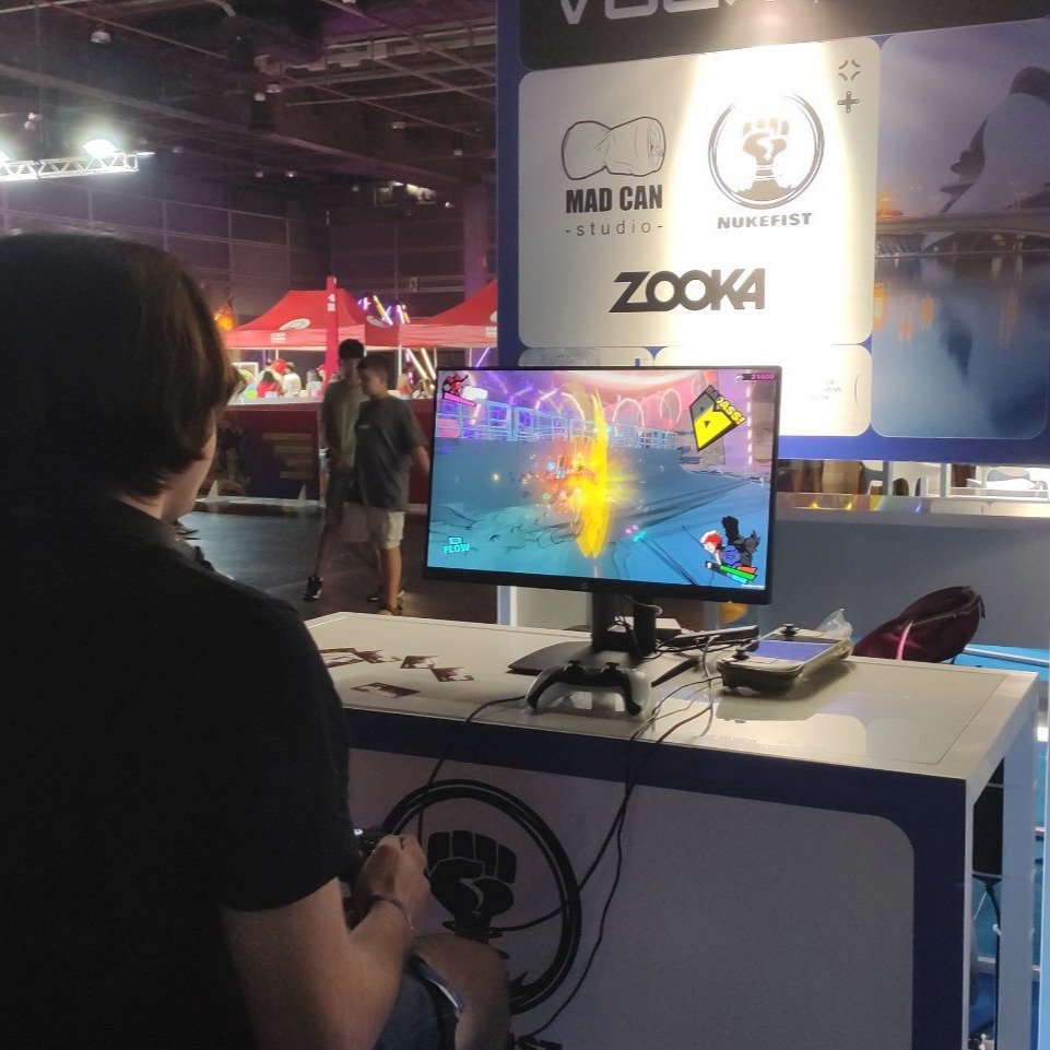 nukefist's tweet photo. Both Guadalindie (Malaga) and OWN (Valencia) are now over!

Thx for coming and trying the game, we got useful feedback :D https://t.co/duLTyMsYqE