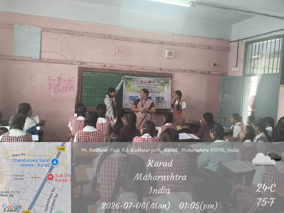 karadnp's tweet photo. अग्नी ऊर्जा या विषयावर जनजागृती 
ULB CODE 802870
#SwachhSurvekshan2025karad
#MajhiVasundharaAbhiyan
#MyCleanindia 
#Swachhmaharashtramission
@PMOIndia #greenfestival
@karadnp #environment
@SwachSurvekshan @swachhbharat
@CMOMaharashtra
#misionLife https://t.co/ZPCKLVOdnR