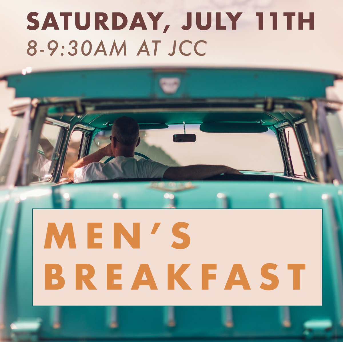 JamulChurch's tweet photo. Men's Breakfast is this Saturday, July 11th! Join us for food, fellowship and encouragement. https://t.co/DNRxpejtZ2