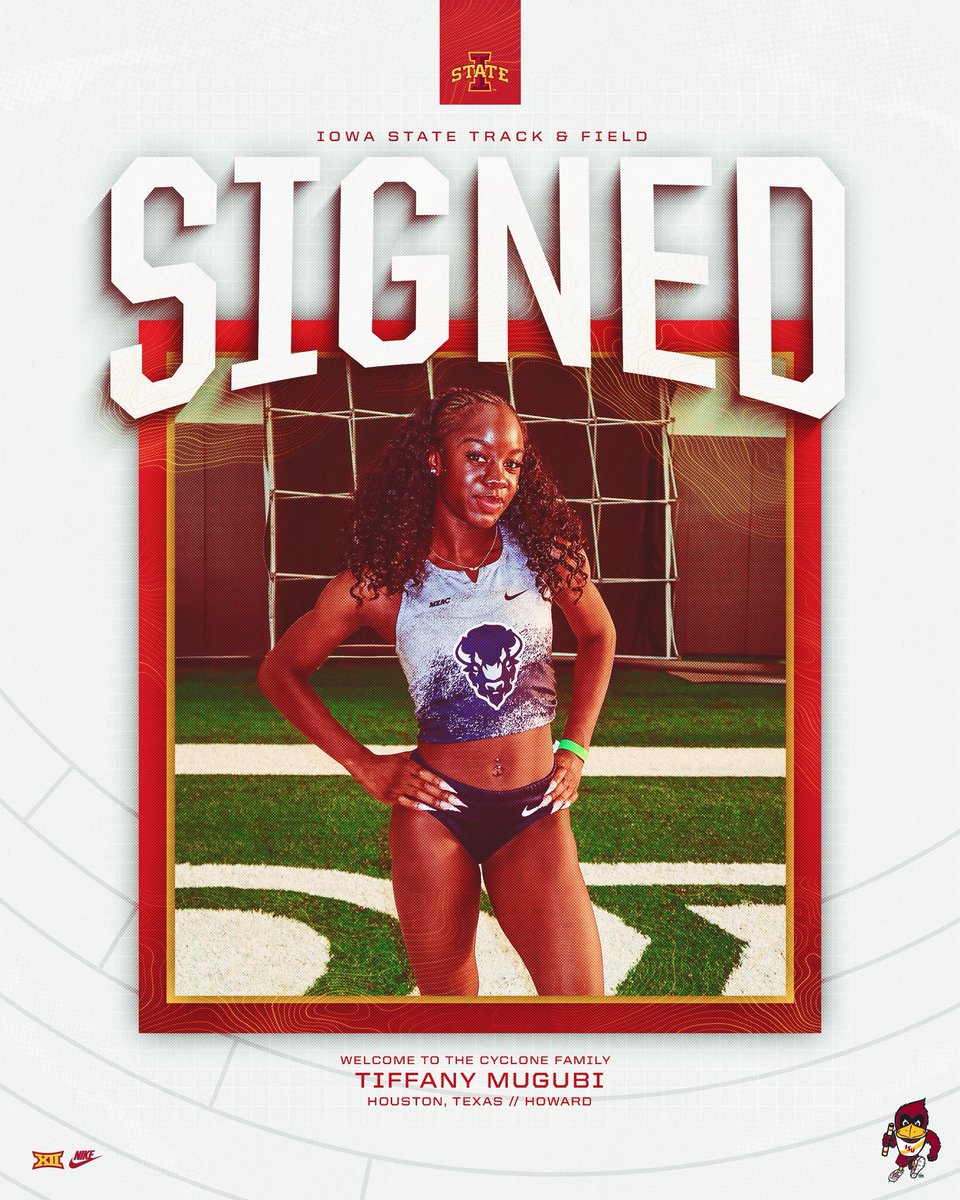 CycloneTrackXC's tweet photo. Tiffany is a Cyclone!

#CycloneSZN https://t.co/wwn5xQWlkF