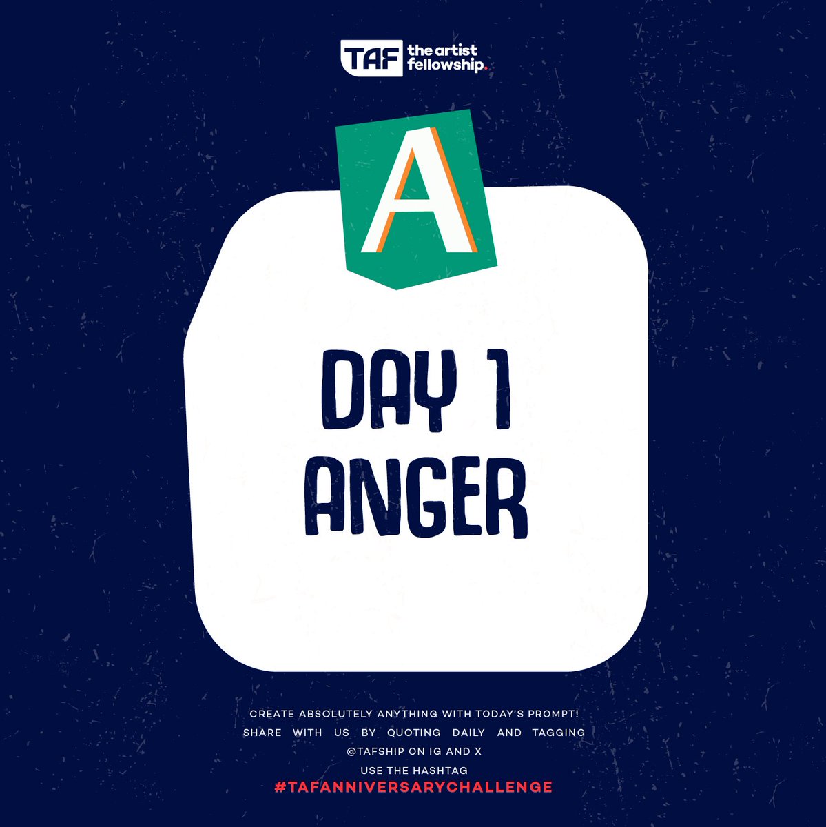 TAFship's tweet photo. Quote this with your submission for day 1 #TAFAnniversaryChallenge https://t.co/QNp39XbcSi