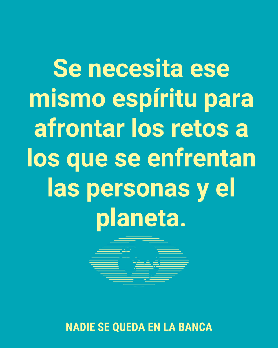 ONUecuador's tweet photo. Nuestras diferencias no son una barrera, sino una oportunidad. 🤝🌎

Como en la cancha, apoyamos equipos distintos pero compartimos la misma meta: un futuro sostenible y justo para todos. Es hora de jugar en equipo por el planeta. 

#5AñosContraElOdio #NoOneOnTheSidelines #ODS https://t.co/uR3E7gk47I