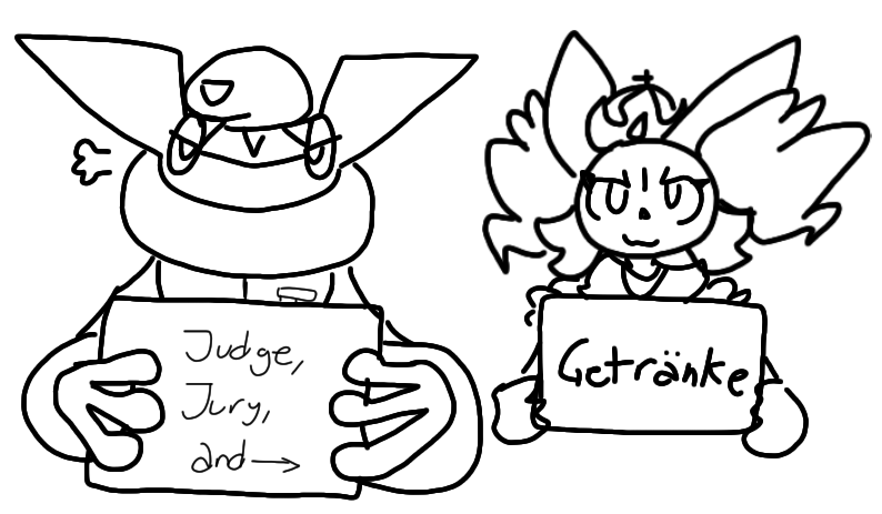 Ikufroggo's tweet photo. Judge, Jury, and... huh?
(been a while since i last drew these two 💙)
#greninja #braixen #art #myart #pokemon #pokemonart #ship #artmoots #pokemonfanart #artistontwitter #artwork #digitalart #fanart #shipart #ocart #pokemonocart #pokemonoc #ocartist #poketwt #oc https://t.co/ni0oEyNsr7