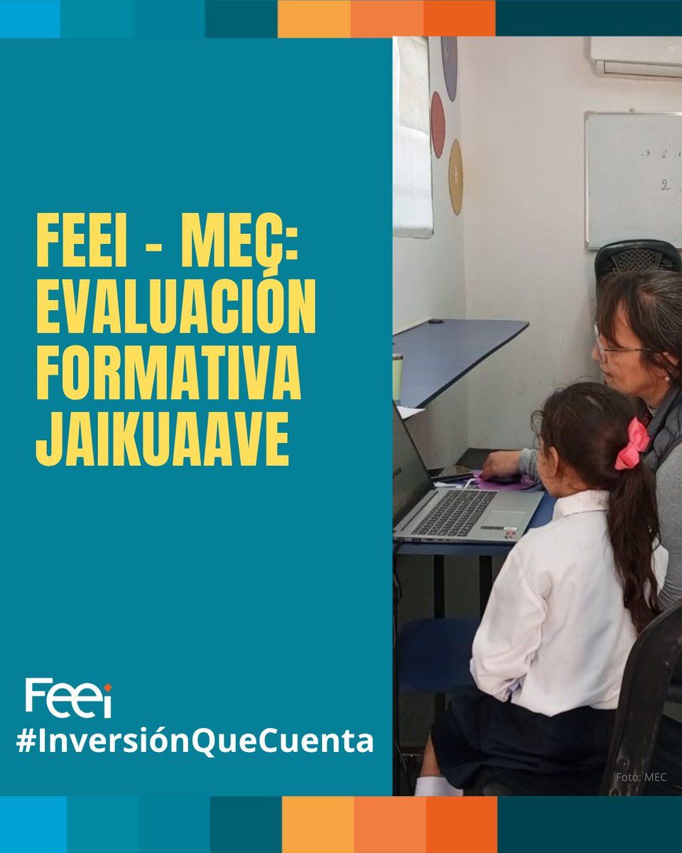 FeeiParaguay's tweet photo. 📌Evaluación formativa Jaikuaave 

🔸Objetivo del @MECpy: medir el nivel de desarrollo de habilidades matemáticas fundamentales que permitan orientar las decisiones pedagógicas y fortalecer el acompañamiento del aprendizaje.

Más información
🔗https://t.co/gykA0j057B https://t.co/BTWqWqfRLv