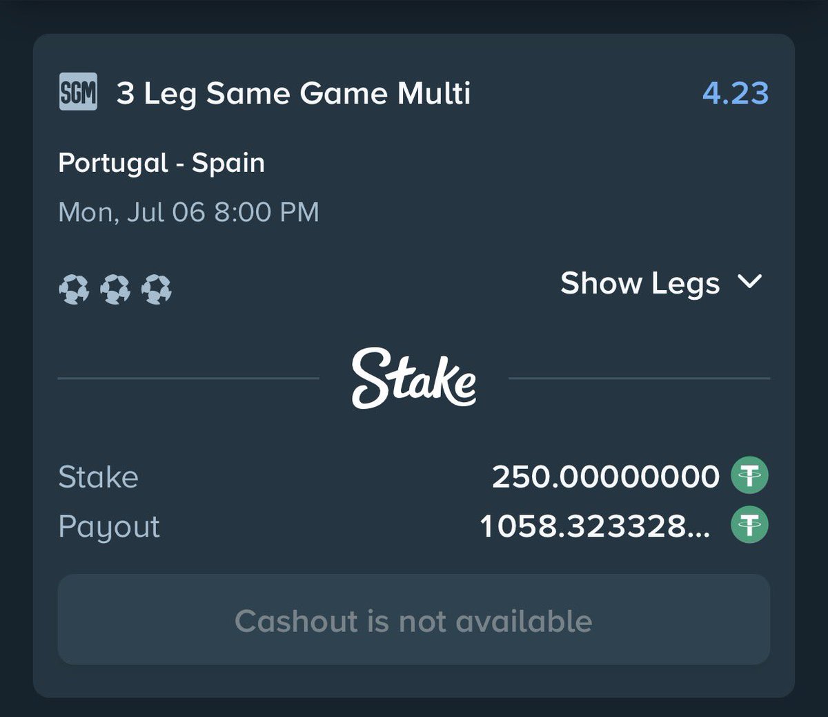 betsage24's tweet photo. Portugal 🇵🇹 VS Spain 🇪🇸 4 ODDS ⚽️

GAME LINK ➡️https://t.co/WGsC1yrEXk

GAME CODE➡️sport:616931521

REGISTER HERE - https://t.co/wCWw4UES4L

WATCH HOW TO LOAD CODE ON STAKE -https://t.co/wbviAE3kfB https://t.co/BMflJtBrVf