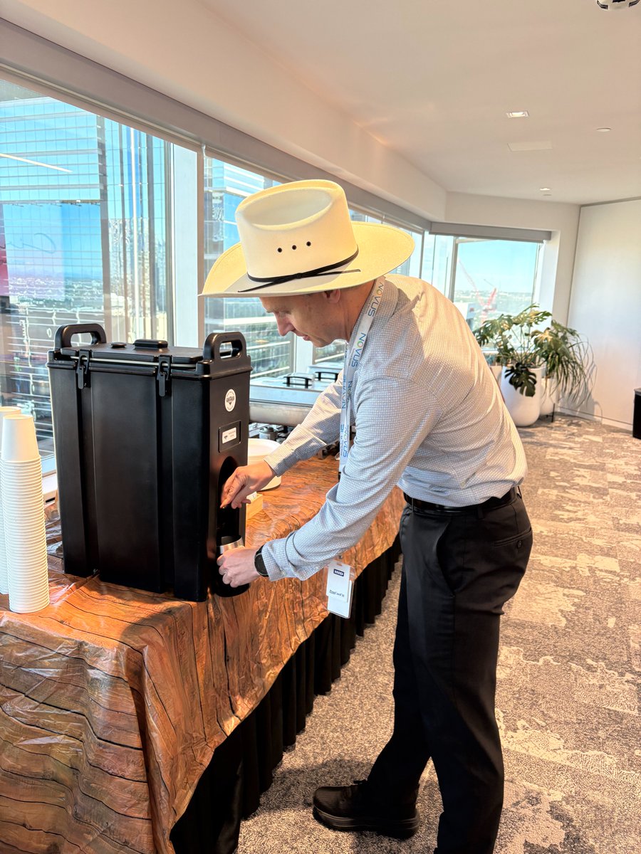 NovusTechServ's tweet photo. Yeehaw! 🤠🌵
Nothing brings the team together quite like a Stampede Breakfast! 🥞☕ From cowboy hats to great conversations and delicious food, it was a fantastic way to celebrate Calgary Stampede together. Thanks to everyone who joined us! ❤️🐎
#CalgaryStampedeBreakfast #Novus https://t.co/r9YefiutXC