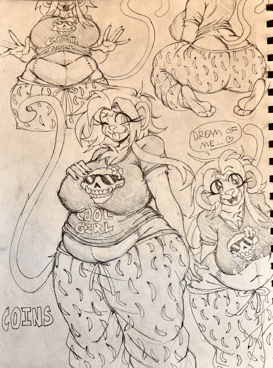 coins750's tweet photo. Need to draw her in jammies more https://t.co/Ury8c9tHKS